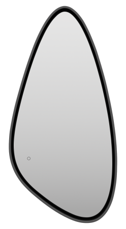 Зеркало с подсветкой Brevita Venus VEN-Var-060-black 60х120 подвесное