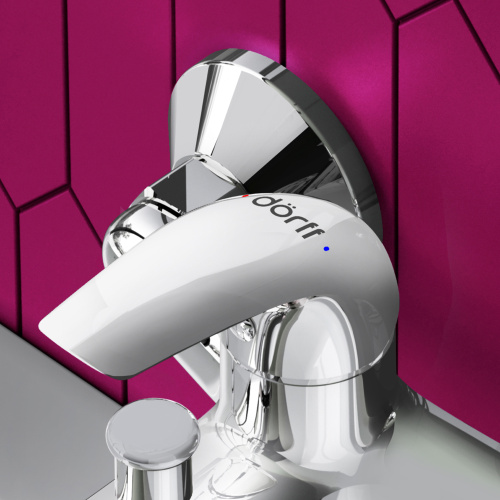 Смеситель для ванны и душа Dorff Stark D1101000 настенный хром без термостата - фото 5