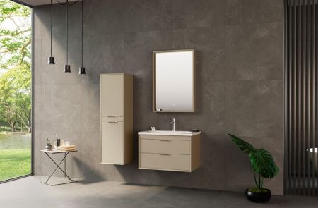 Тумба с раковиной Orka Clay 5004384 80х50х52 цвет коричневый