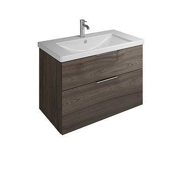 Тумба с раковиной Burgbad Eqio SEYQ093F2012C001*1 93х49х64 подвесная цвет трюфельный декор
