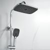 Душевая стойка Shevanik S6236 настенная цвет хром