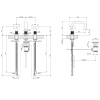 Смеситель Gessi Inciso 58111#149 на раковину никель