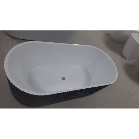 Ванна акриловая Frank 12514 170х75 отдельностоящая овальная с ножками