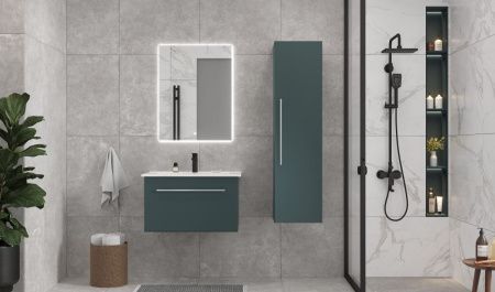 Шкаф-пенал Velvex POSSE pp.POS.40 верде 40х150 подвесной цвет зеленый