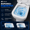 Унитаз напольный с бачком Taliente Elegante EL35055 белый с сиденьем безободковый душевой смыв