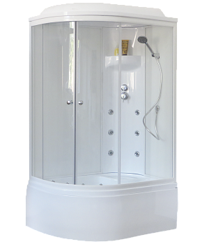 Душевая кабина Royal Bath ВК RB8120BK3-WT-R 120х80 асимметричная с крышей ориентация правая Душевая кабина Royal Bath ВК RB8120BK3-WT-R 120х80 асимметричная с крышей ориентация правая