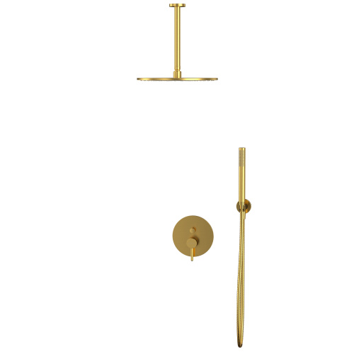 Душевая система Whitecross Y brushed gold YSET12GLB встраиваемая - фото 2