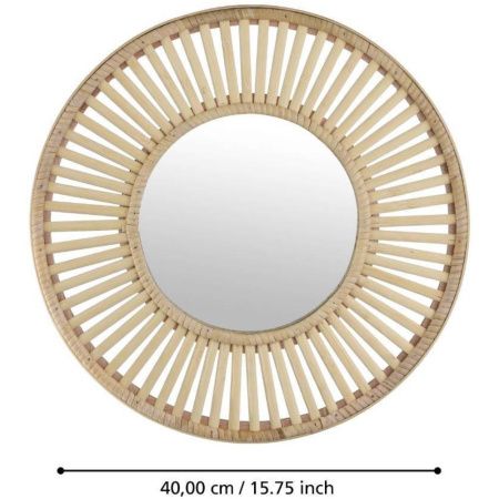Зеркало декоративное Eglo Mitsuke (Митсуке) 425037 40х40 подвесное