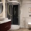 Душевая кабина Parly Classic CM86 85х85 четверть круга с крышей ориентация универсальная