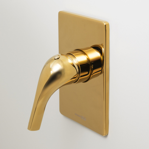 Смеситель для душа WasserKRAFT Sauer 7100 7151 встраиваемый золото - фото 4