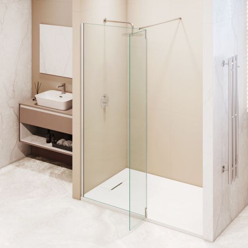 Душевая перегородка RGW Walk In 351005063-11 60х195 стекло прозрачное профиль хром - фото 5