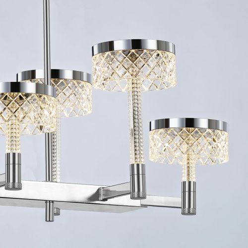 Люстра на штанге Delight Collection Diamond cut (Диамонд цут) MD21020075-8B chrome - фото 3