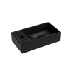 Раковина из сантехнического фарфора Ceramica Nova ELEMENT CN6051RMB 40х20 подвесная цвет черный 1 отверстие под смеситель
