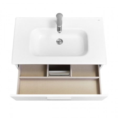 Тумба под раковину Roca Victoria A857470806 80х50 подвесная цвет белый