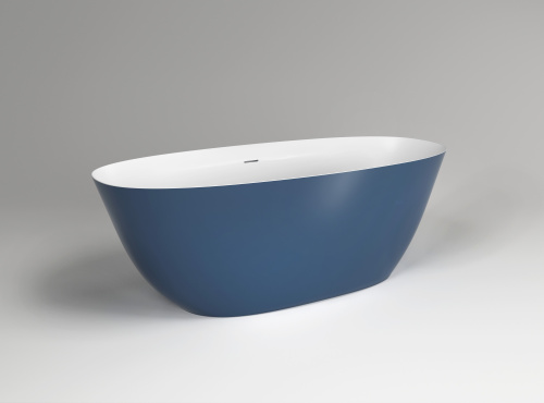 Ванна из искусственного камня Plumberia Selection Veloma VELOMA 160BD 160,5x70 отдельностоящая овальная - фото 3
