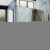 Душевая шторка на ванну Maybah Glass MGV-602-3 40х140 стекло тонированное профиль золото ориентация универсальная