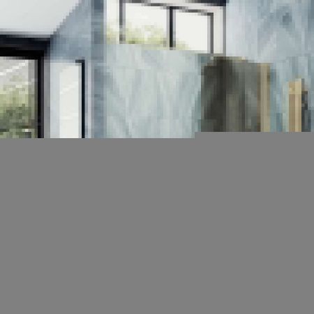 Душевая шторка на ванну Maybah Glass MGV-602-3 40х140 стекло тонированное профиль золото ориентация универсальная