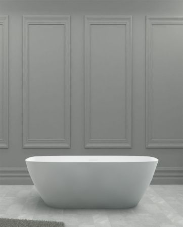 Ванна из искусственного камня Abber Stein AS9612-1.7 170х70 отдельностоящая прямоугольная с ножками