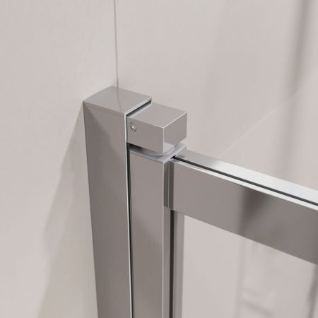 Душевая шторка на ванну Cezares SLIDER SLIDER-VF-11-90/150-C-Cr 90х150 стекло прозрачное профиль хром ориентация универсальная