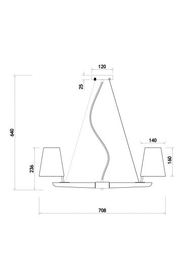 Светильник подвесной Freya Arellano Modern FR8019PL-06W - фото 2