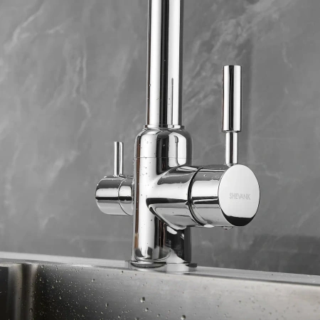 Смеситель для кухни Shevanik S268 на мойку хром
