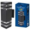 Уличный настенный светильник Uniel UUL-A01S UUL-S24A 2x60W/E27 IP65 BLACK