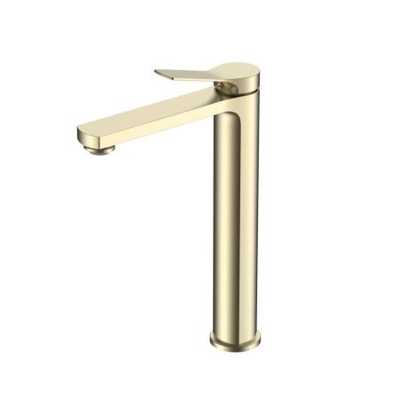 Смеситель для раковины Vincea Arco VBF-4AR02BG на столешницу золото