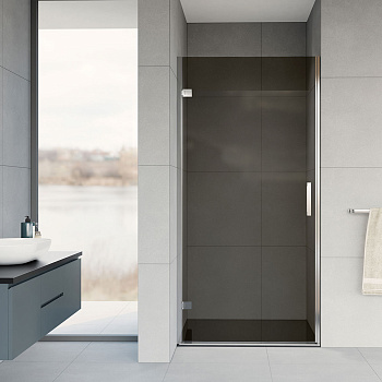 Душевая дверь Vincea Flex VDP-1F900CG 90х200 стекло тонированное профиль хром глянцевый