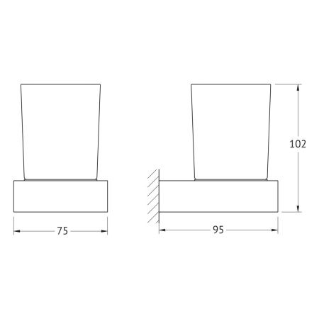 Стакан Artwelle REGEN 8321