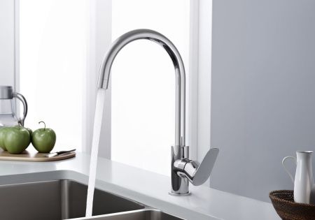 Смеситель для кухни Aquatek БЕТТА AQ1182CR на мойку хром