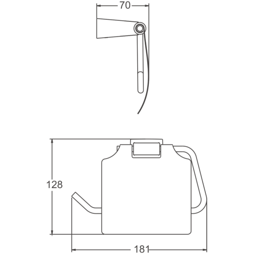 Бумагодержатель BELZ B91203 - фото 2