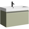Тумба под раковину Aqwella Y PUR0108SH 80х50 подвесная цвет зеленый