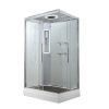 Душевая кабина AvaCan K K2012LED 120х90 прямоугольная с крышей ориентация универсальная