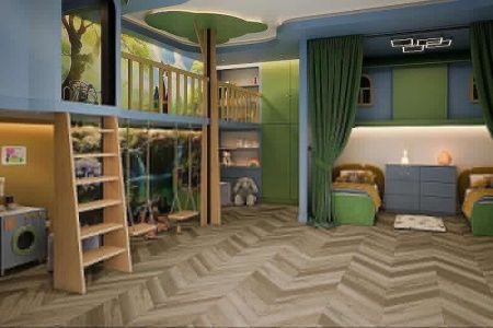 Кварцвиниловая плитка Damy Floor CHEVRON LVT DF05-Ch-LVT Сен-Жермен толщина 0.25 см 43 класс 600х127