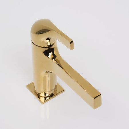 Смеситель Wasserkraft Sauer 7100 7103 на раковину золото