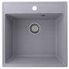 Кухонная мойка Ulgran Quartz Forte 505-05 50х50 цвет серый поверхность матовая