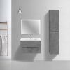 Тумба под раковину Vincea Mia Slim VMC-2MC800S1BT 80х40 подвесная цвет серый