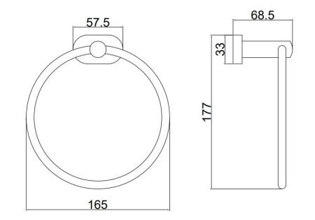 Полотенцедержатель BELZ B90504