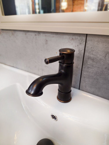 Смеситель для раковины AltroBagno Beatrice AltroBagnoBeatriceDuo0130BrNe на раковину черная бронза - фото 5