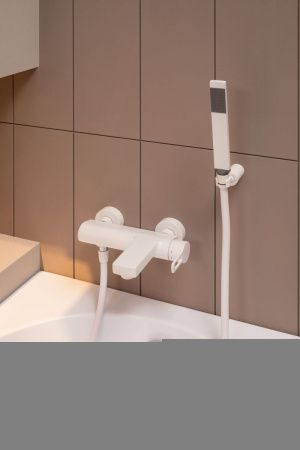 Душевой гарнитур Paffoni Premium ZDUP115BO настенный белый