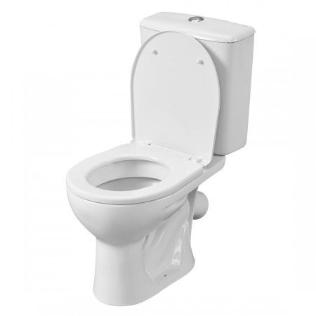 Унитаз-компакт напольный с бачком Santeri Орион 1P4038S0000BF белый с сиденьем микролифт каскадный смыв