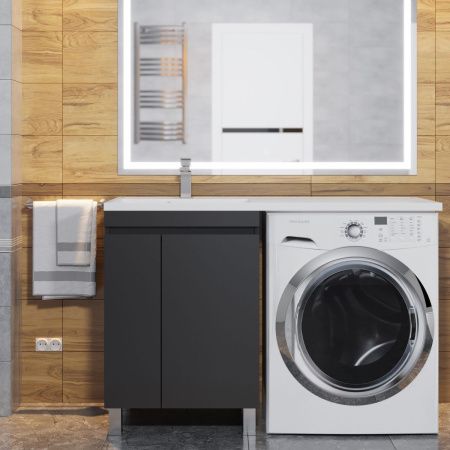 Тумба с раковиной Uperwood Magenta 51930205158 120х50 цвет черный