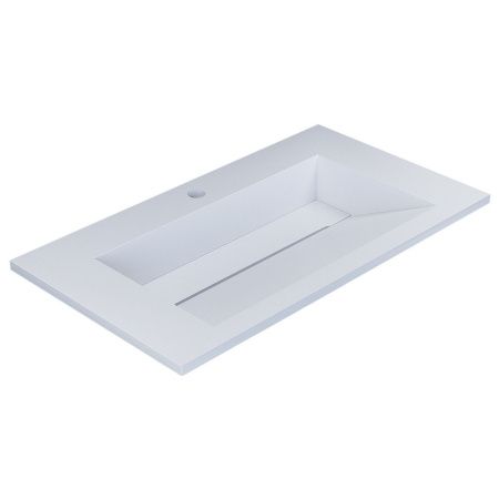 Тумба с раковиной Uperwood Barsa-Next 290000013 80х50 цвет коричневый/черный