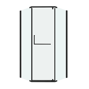 Душевой уголок Grossman Pragma 302.K33.03.1010.21.00 100х100 стекло прозрачное профиль черный матовый без поддона