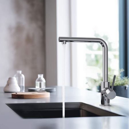 Смеситель для кухни Aquatek ЕВРОПА AQ1380CR на мойку хром