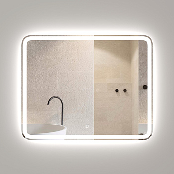 Зеркало в ванную Onika Магна 210018 100х80 цвет хром