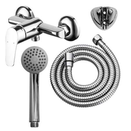 Смеситель Azario AZ-HU245905 настенный хром