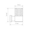 Уличный настенный светильник Elektrostandard 1408 4690389067693