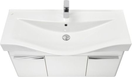 Тумба под раковину Aquaton Беверли 1A236701BV010 100х40 подвесная цвет белый