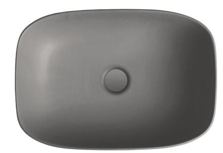 Раковина из сантехнического фарфора Galassia Dream 7301GM 50х40 накладная цвет серый